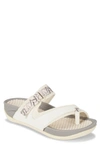 Baretraps Deserae Women's Slide Sandal Women's Shoes In Cream Snake