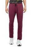 X-ray Fleece Slim Fit Sweat Pants In Oxblood