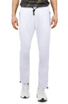 X-ray Zip Pocket Fleece Joggers In White