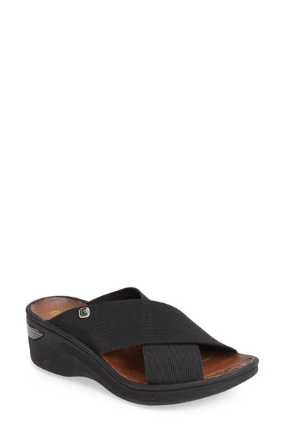 Bzees Desire Wedge Sandal In Black