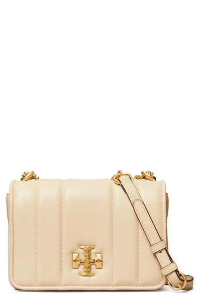 Tory Burch Kira Chain Shoulder Bag In Brie / Rolled Gold