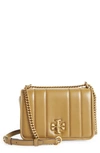 Tory Burch Kira Chain Shoulder Bag In Toasted Sesame / Rolled Gold