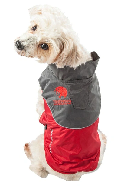 Petkit Touchdog Subzero-storm Waterproof 3m Reflective Dog Coat In Red