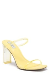 Steven New York Jercy Strappy Sandal In Light Yellow