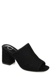 Journee Collection Adelaide Block Heel Mule In Black