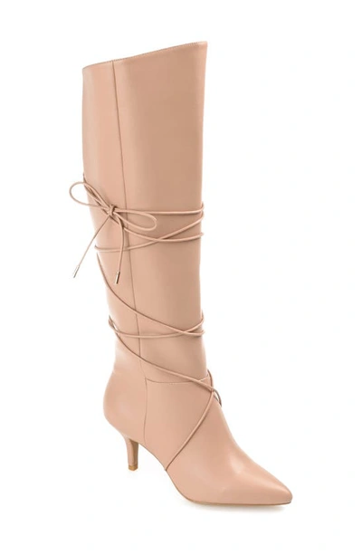 JOURNEE COLLECTION JOURNEE COLLECTION KAAVIA WRAPPED TIE TALL BOOT