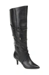 Journee Collection Women's Kaavia Extra Wide Calf Boot Women's Shoes In Black