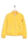 Levi's Ma-1 Satin Bomber Jacket In Kumquat