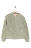 Levi's Ma-1 Satin Bomber Jacket In Sea Green