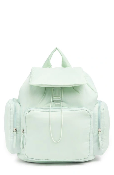 Madden Girl Padded Parachute Backpack In Mint