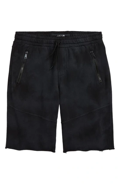 Joe's Kids' Tie Waist Zip Pocket Shorts In Navy