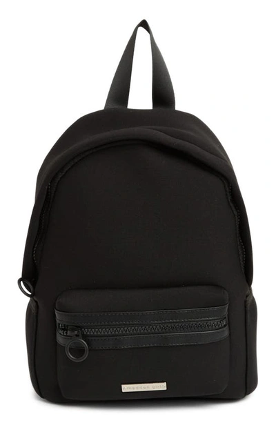 Madden Girl Neoprene Backpack With Crossbody Pouch In Black