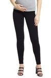 1822 Denim Butter Maternity Skinny Jeans In Black