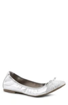 White Mountain Women's Sunnyside Ballet Flat In Ice/ Multi