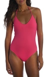 La Blanca Halter One-piece Swimsuit In Ginger