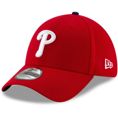 New Era Red Philadelphia Phillies Game Team Classic 39thirty Flex Hat