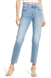 Mother Hiker Hover High Waist Skinny Jeans In Slay It With Flowers