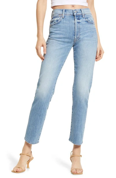 Mother Hiker Hover High Waist Skinny Jeans In Slay It With Flowers