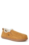 Dearfoams Dearfoam Alpine Men's Zurich Closed Back Slippers In Whiskey