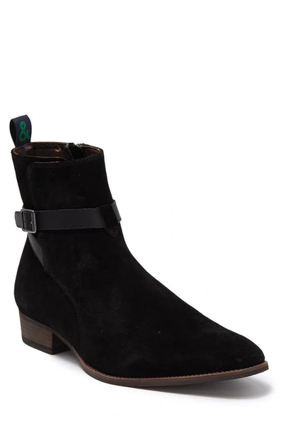 Paisley & Gray Studio Jod Boot In Black Suede