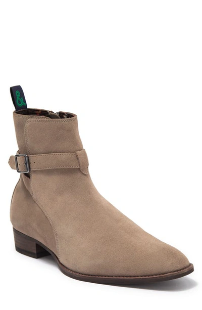 Paisley & Gray Studio Jod Boot In Latte Suede