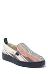 Paisley & Gray Street Style Slip-on Sneaker In Ecru Fair-isle