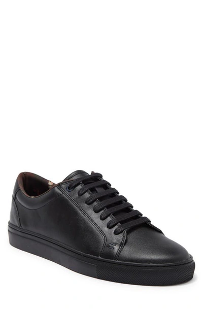 Paisley & Gray Caxton Leather Sneaker In Black