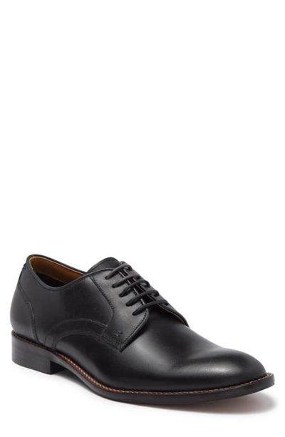 Paisley & Gray Ludgate Leather Derby In Black