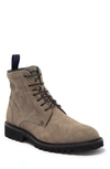 Paisley & Gray Bethnal Lace-up Boot In Grey Suede