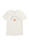 Nordstrom Rack Kids' Graphic Print T-shirt In Ivory Feeling Crabby