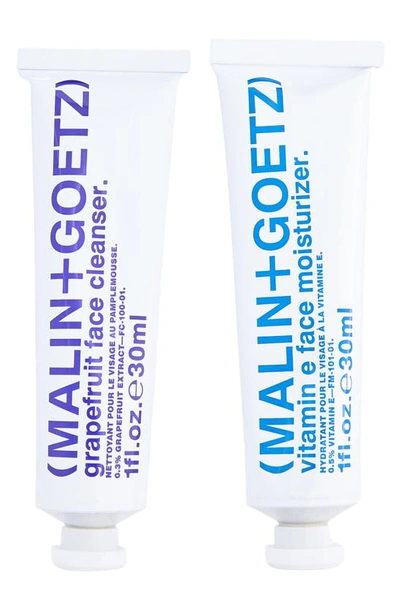 Malin + Goetz Malin And Goetz Grapefruit Face Cleanser & Vitamin E Face Moisturizer Duo Travel Size 2-piece Set