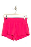 Z By Zella Interval Woven Run Shorts In Pink Atomic