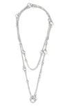 JOHN HARDY CLASSIC CHAIN HAMMERED SILVER SAUTOIR NECKLACE