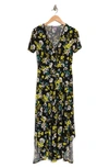 Love By Design Colette Double Layer Maxi Dress In Daffodils