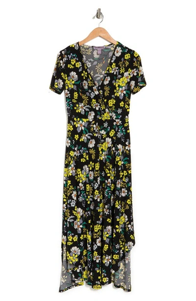 Love By Design Colette Double Layer Maxi Dress In Daffodils