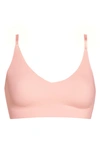 True & Co. True Body Triangle Convertible Strap Bralette In Retro Pink