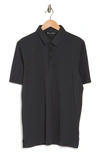 Travismathew Travis Mathew The Zinna Polo Shirt In Black