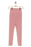 Beach Riot Ayla Ribbed Leggings In Antique Rose