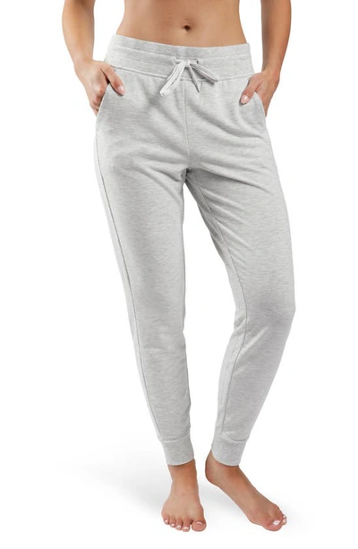 90 Degree By Reflex Terry Brushed Inside Joggers In Heather Grey
