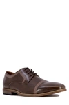 Nine West Kalani Cap Toe Derby In Dark Brown