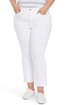 Nydj Plus Hr Slim Bootcut Ankle Jean In Optic White