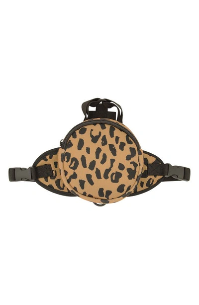 Mytagalongs Modern Leopard Print Small Pup Pack In Multi
