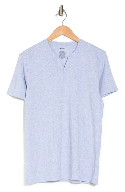 Abound Notch Neck T-shirt In Blue Serenity Heather