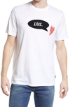 LIVE LIVE FOLLOW YOUR HEART COTTON GRAPHIC TEE