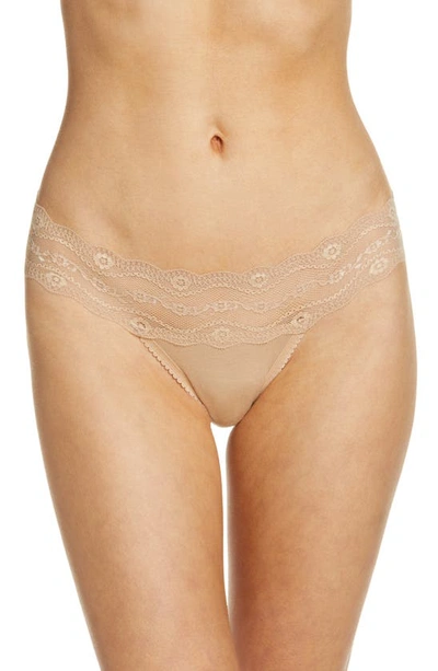 B.tempt'd By Wacoal B. Adorable Thong In Au Natural