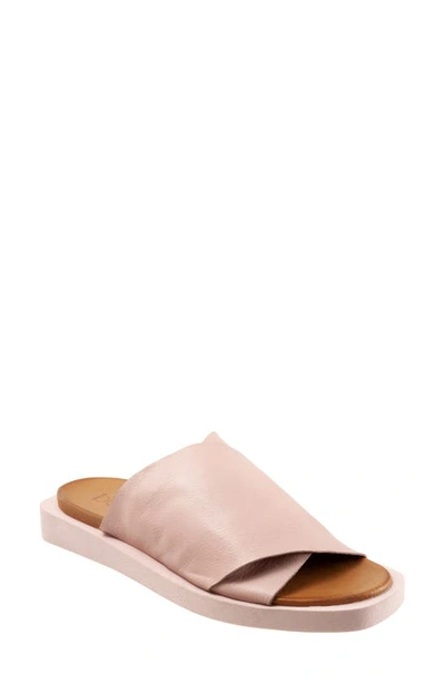 Bueno Jesse Slide Sandal In Dusty Mauve