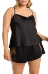 Rya Collection Darling Short Pajamas In Black
