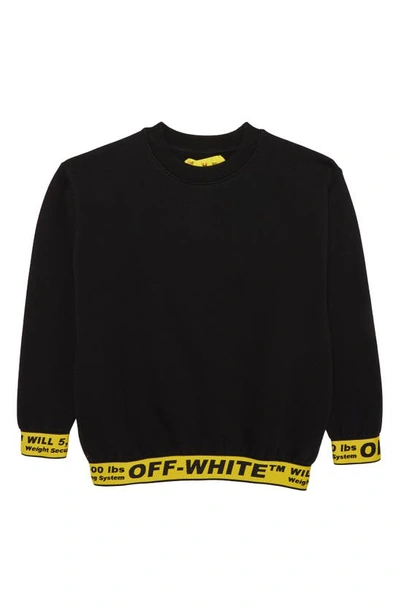 Off-white Kids Black Off Industrial Sweatshirt