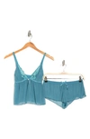 Rachel Roy Soft Cup Camidoll Set In 2/ Porcelain