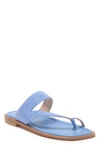 Stuart Weitzman Lyla Flat Slide Sandal In Periwinkle